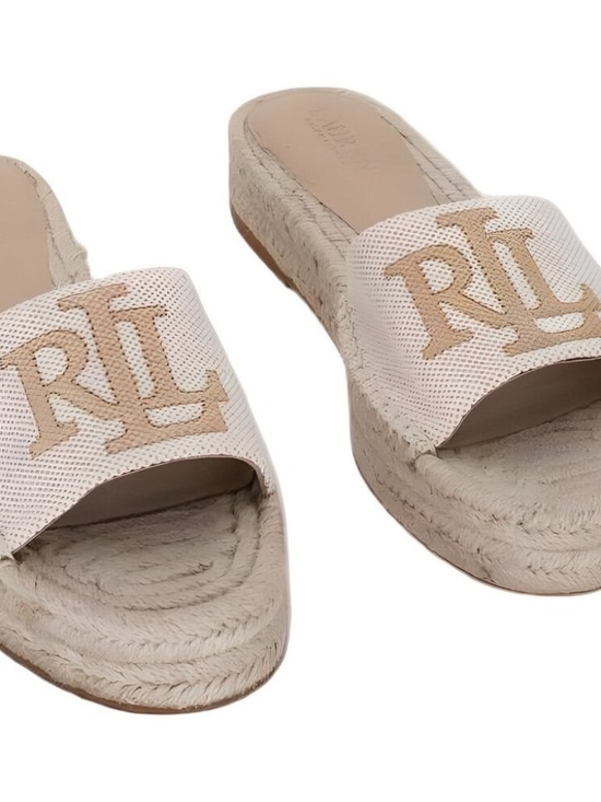 Lauren Ralph Lauren Shoes - Brand new in box. Size 8 Lauren Ralph Lauren Polly Espadrille Slide Natural Buff